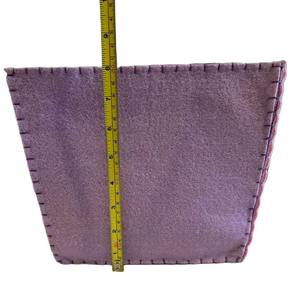 Adorable Stitched & Embroidered Butterfly Felt Storage Box